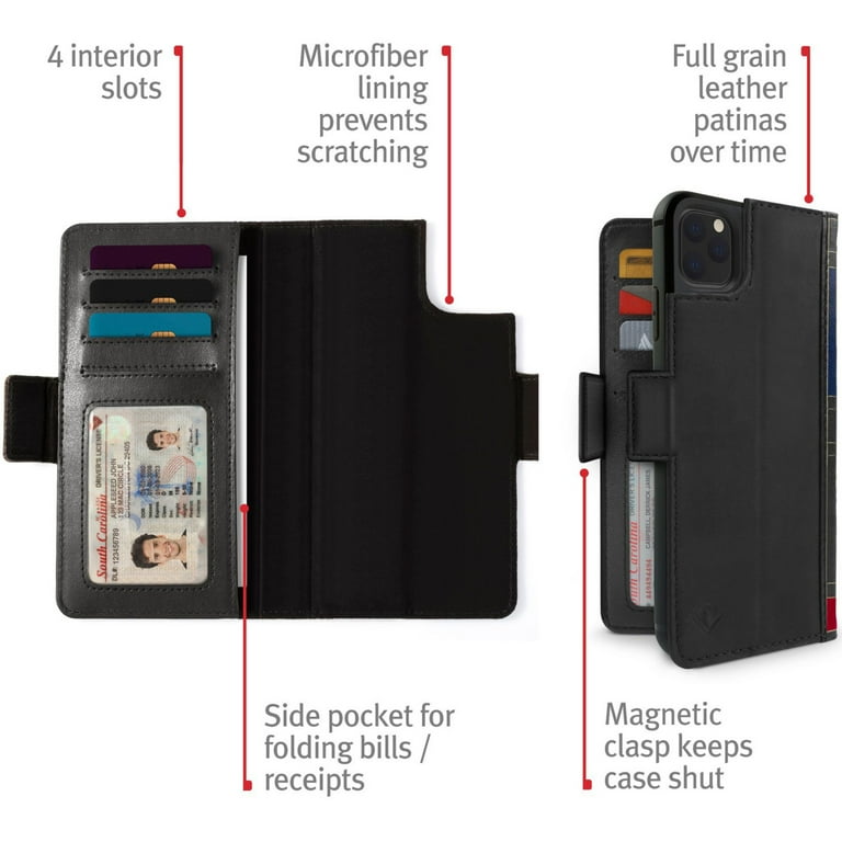 Twelve South BookBook Carrying Case (Book Fold) Apple iPhone 11