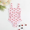 thumbnail image 2 of Bovxnpu Girls One Piece Swimsuit Big Girls' Graphic Cutout 1 Piece Swimwear (Girl's or Girl's Plus), 2 of 9