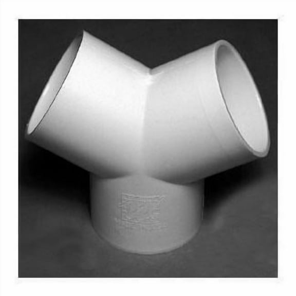 Waterway Plastics 413-5080 2 S x 2 S x 2 S in. 120 deg Slip Wye PVC Fitting