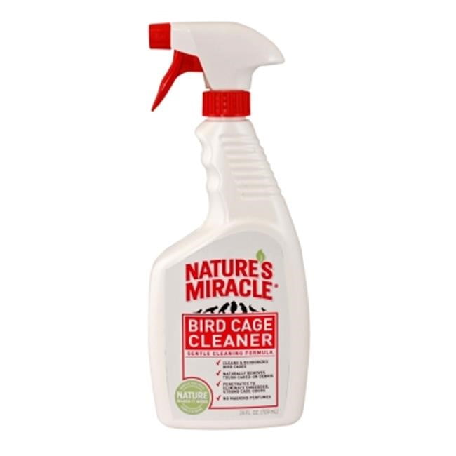 Nature's Miracle Bird Cage Cleaner and Deodorizer Spray, 24Ounce