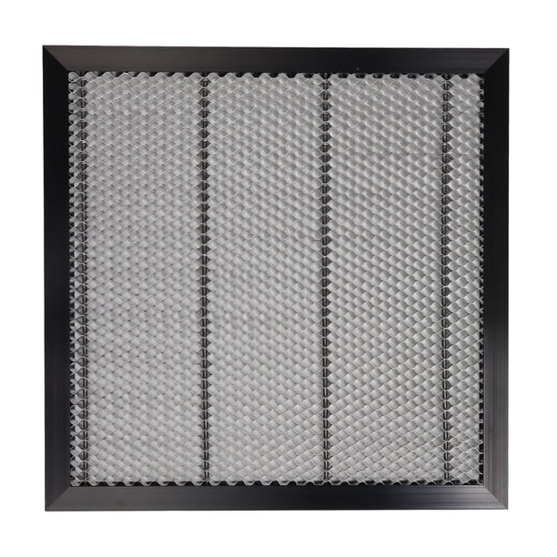 Plataforma para máquina de corte por láser, mesa de trabajo con base de aleación de aluminio y diseño de malla de 400 x 400 mm