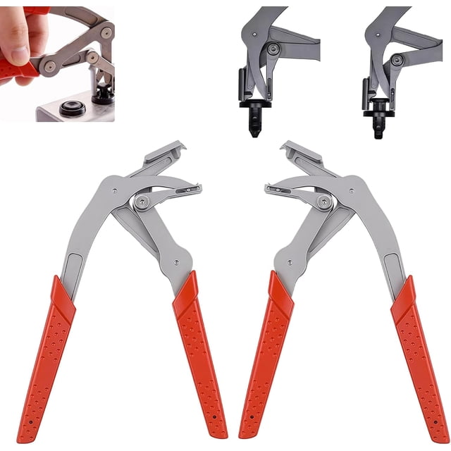 2026 New Car Clip Pliers & Trim Removal Tool, Panel Clip Removal Pliers, Non-Destructive Disassembly for Door Panel Dashboard, Buckles, Plastic Trim Clips, Rivets AUTO Accessory (2PCS)
