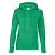 thumbnail image 1 of Fruit Of The Loom - Sudadera con capucha ajustada para mujer (Verde Kelly), 1 of 3