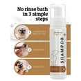 thumbnail image 3 of Nuesta Pets Shampoo Waterless No-Rinse Hypoallergenic Foaming Cleanser for Dogs & Cats, Scented, 8 oz, Pack 3, 3 of 8
