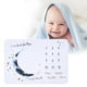 thumbnail image 3 of Manta mensual de bebé Woodnd-Baby Girl Gifts & Amp; Decor-Género para recién nacidos - C Estilo C CUTICAT Manta Milestone, 3 of 7