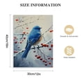 thumbnail image 2 of Creowell Canvas Nature Wall Art Home Paintings & Prints Peaceful Winter Bluebird Modern Romantic Wall Hanging Abstract Artwork Decorations for Bedroom Office Kitchen 16x20 in / 12x16 in, 2 of 5