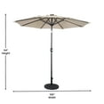 thumbnail image 6 of Flash Furniture Montego Round Umbrella with 32 Solar LED Lights, Tan (GMWLU22002BTAN), 6 of 13