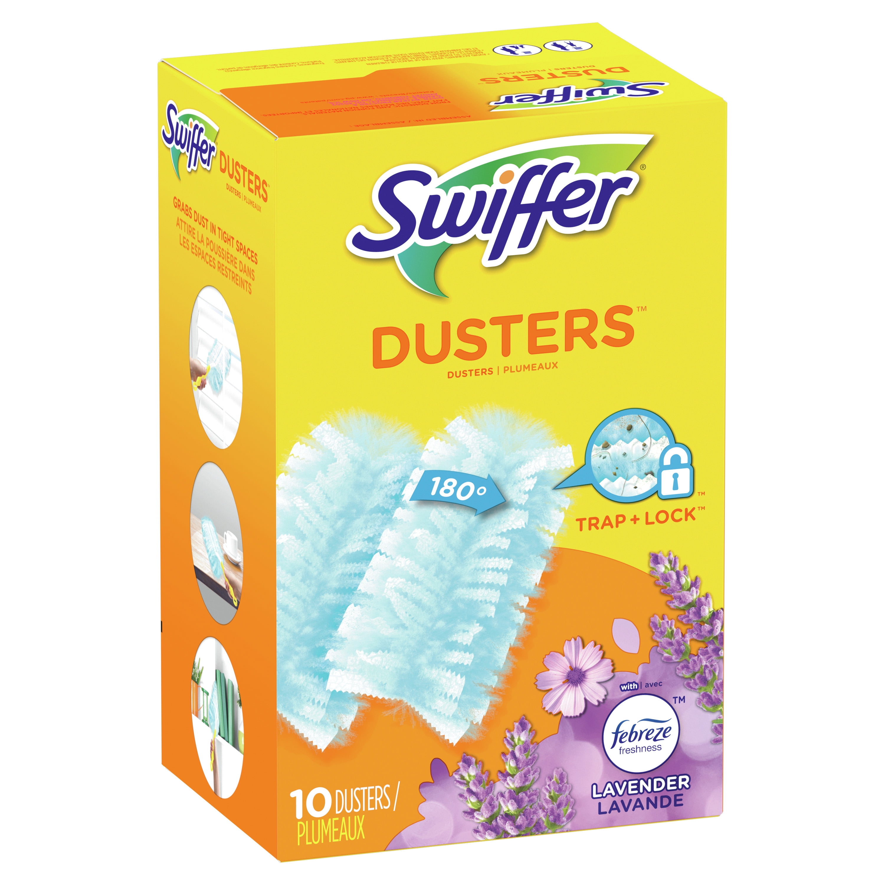 (2 pack) Swiffer Dusters Refill, Feather Duster Alternative, Lavender, 10ct