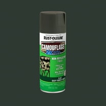 Deep Forest Green, Rust-Oleum Camouflage 2X Ultra Cover Spray Paint-279175, 12 oz