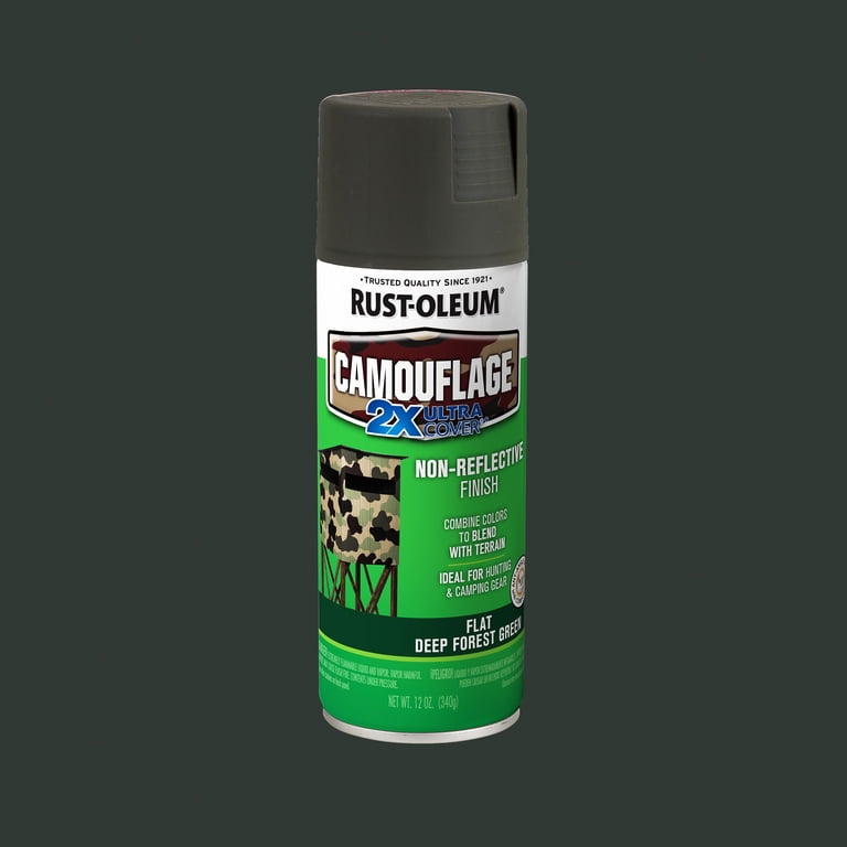 Rust-Oleum Camouflage 2X Ultra Cover Flat, Forest Green photo 1