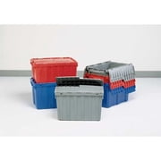 Orbis Attached Lid Ctr,Translucent,Solid,HDPE FP183 Clear