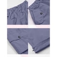thumbnail image 6 of CPNG Girls Casual Baggy Cargo Pants Straight Wide Leg Cargo Pants Loose Elastic Waist Fashion Drawstring Cargo Trousers(Blue,9-10 Years), 6 of 6