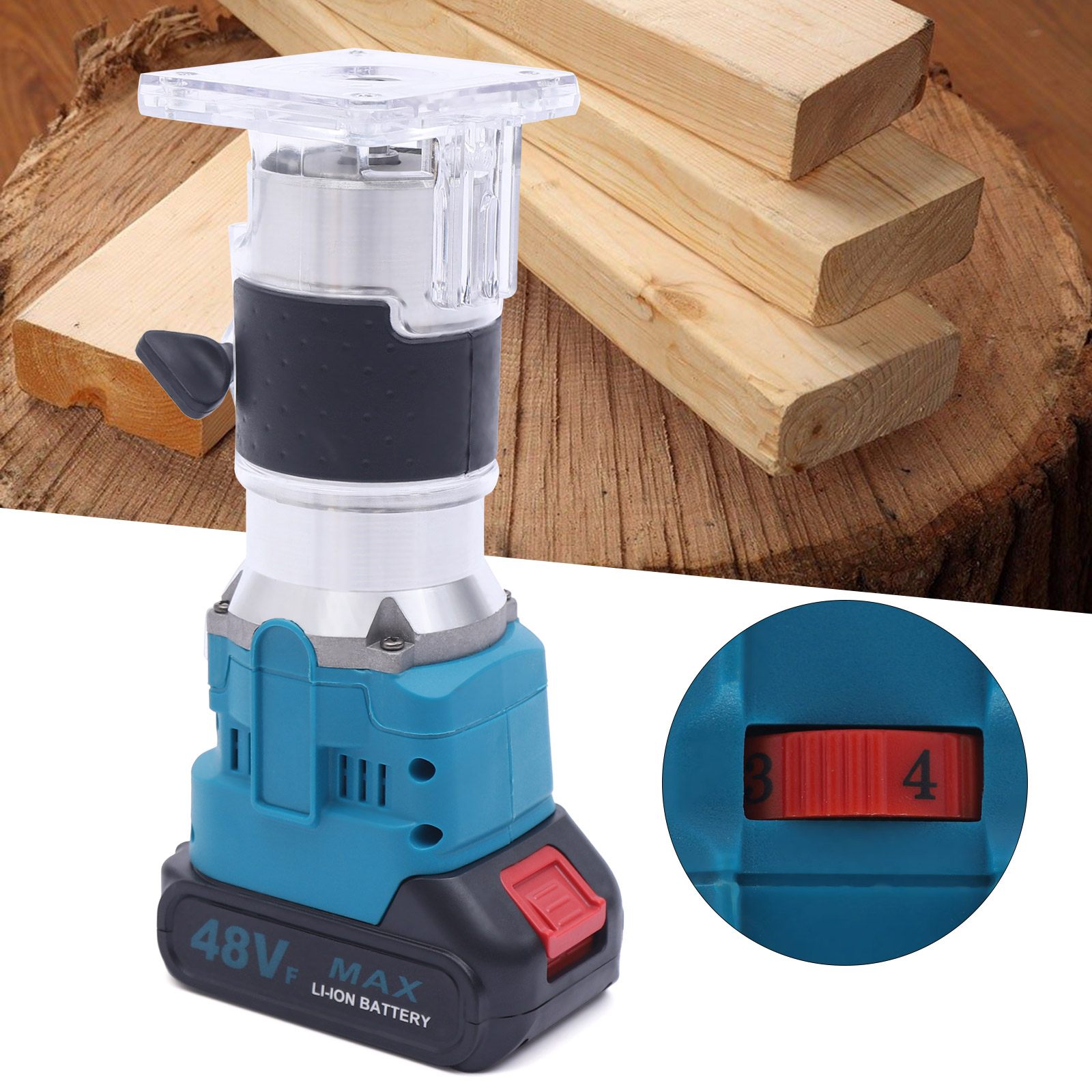 Loyalheartdy Wood Router, 1/4