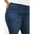 thumbnail image 3 of Sofia Jeans Women's Plus Size Curvy High Rise Zip Fly Flare Jeans, 3 of 6