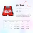 thumbnail image 7 of Yhong Kids Boys Girls Sport Shorts Metallic Patchwork Side Slit Letter Embroidery Boxing Fighting Blue&Gold L, 7 of 7