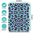 thumbnail image 5 of Cartoon Abstract Leopard Pet Mat - Playful Animal Texture Bowl Pad - Soft & Comfortable - Keeps Feeding Area Neat, 5 of 6