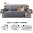 thumbnail image 1 of CHOK Couch Covers 3 Cushion Couch Waterproof Sofa Cover Machine Washable   Couch Cushion Covers Non Slip Furniture Protector Slipcover for Pets Dogs Children Living Room (Gray  66”), 1 of 10