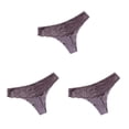 thumbnail image 2 of Sonducket Bragas de tiro bajo Tanga Ropa interior de mujer Tanga Mano de obra fina Elasticidad Ropa de dormir transpirable Café M Type1 NO1, 2 of 6
