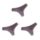 thumbnail image 2 of Sonducket Bragas de tiro bajo Tanga Ropa interior de mujer Tanga Mano de obra fina Elasticidad Ropa de dormir transpirable Café M Type1 NO1, 2 of 6