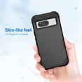 thumbnail image 4 of Mantto for Google Pixel 8 Case, 3 in 1 Heavy Duty Rugged Hybrid Anti Slip Shockproof Hard PC Cover Soft Silicone Bumper Non-Slip Protective Phone Case Cover for Google Pixel 8, Black, 4 of 7