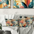 thumbnail image 3 of Designart "Metropolitan Tropical Fusion" Tropical Printed Throw Pillow, 3 of 5