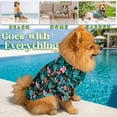 thumbnail image 2 of Coonhound Hawaiian Shirt for Adults and Dogs, Tropical Summer Design, Comfortable Short Sleeve Beach Apparel for Pets and Owners, 2 of 8