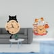 thumbnail image 2 of Reloj De Pared Con Forma De Gato, Fácil De Leer, Silencioso, Decorativo Para Colgar En La Oficina, Dormitorio, Cocina, Habitación Infantil, Ligero, Sin Tictac, Ideal Como Regalo., 2 of 8