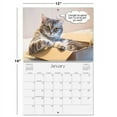 2024 CATtitude Wall Calendar, 12" x 9" (closed), Bookstore Quality