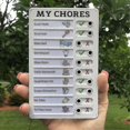 thumbnail image 2 of Memo Plastic Board Office Plastic Notes My Chores Checklist Portable Rv Gv Message Checklist, 2 of 3