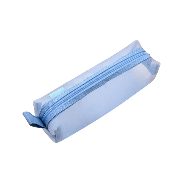 Meitianfacai Mesh Pencil Pouch with Zipper, Pencil Bags for School, Office Stationery Organizer Bags, Back to School Supplies