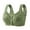 A-Green36, variant on Daisy Bras For Older Women Front Closure Wireless Comfort Support Lift Bra Printed Wide Straps Casual Holiday Bras
