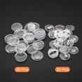 thumbnail image 3 of Unique Bargains 0.98inch Acrylic Button Pin Badge,20SetRound Pin Blank Buttons Badges Kit, 3 of 5