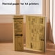 thumbnail image 3 of Recarga De Papel De Impresión, Sin BPA, Rollo De Papel De Impresión De Amplia Aplicación, Resistente A Los Arañazos, Sin Atascos, Resistente Al Aceite, 2 Rollos Para La Escuela, 3 of 7