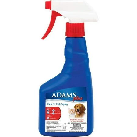 UPC: 0039079058964 | Adams Plus Pet Fleas Ticks Spray for Cats and Dogs 16 oz.