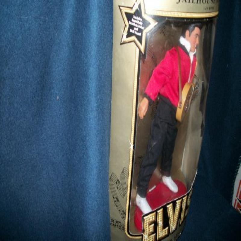 The Sun Never Sets on a Legend 1993 Elvis Doll, Jailhouse Rock Doll Hasbro  12 inch doll