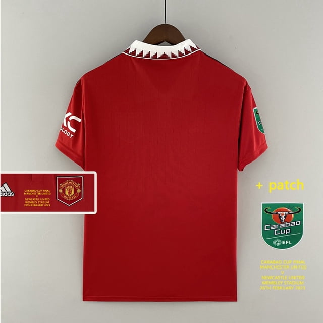 Manchester United home CARABAO CUP final edition kit S-4XL : Puede Agregar Su Nombre Y Número Gao Jiahui unisex