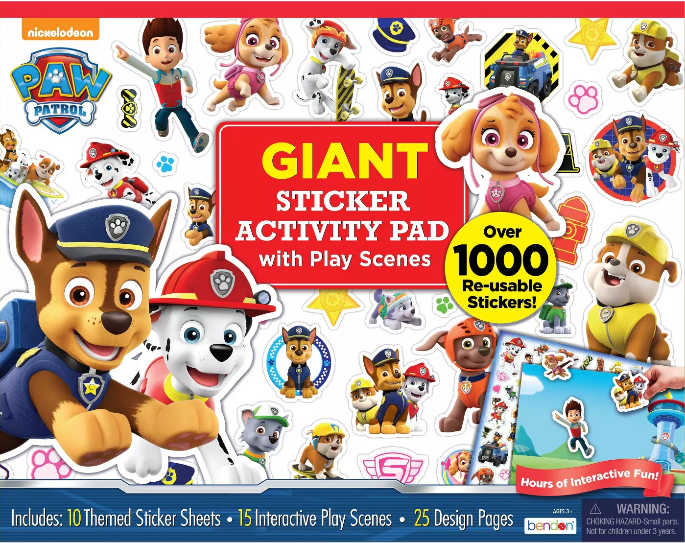 Paw Patrol Shaped Sticker Pad PPSTP1 for sale online 