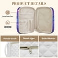 thumbnail image 6 of Xixirimido Bible Cover Case for Women, Quilted Bible Cover Bag with Handle, Bible Carrying Case Study Supplies Accessories for Men, Blue Sea Turtle Butterfly Galaxy, 6 of 7