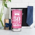 thumbnail image 4 of 50th Birthday Gifts for Women Tumbler - Happy 50 Year Old Birthday Gift - 1973 Birthday Gifts - 50th Birthday Decorations for Her-20 OZ, 4 of 6
