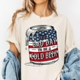 thumbnail image 2 of It’s a Bad Day to Be a Cold Beer T-Shirt – Funny Patriotic Beer Can Graphic Tee – 4th of July Drinking Shirt for Men, BBQs, Summer Parties & Beer Lovers, 2 of 7