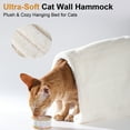thumbnail image 5 of FUKUMARU Cat Hammock, Cat Wall Shelf, Climbing, White, 5 of 7