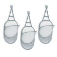 thumbnail image 1 of Cesto para la colada colgante de 3 piezas, cesto de malla plegable, cesto de tela sucia con asa de transporte, cestas de red para puerta para tienda, juguetes, patatas fritas para acampar, uso en el h, 1 of 5