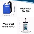 thumbnail image 4 of VOS Bundled Beach Essentials and Shelling Tools including 2 Black Sand Sifters, 2 Shell Bags (Blue & Green), 2 Sand Pail Sets, 2 iPhone Cases (White & Black) & 1 Blue 5L Dry Bag, 4 of 10