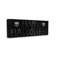 thumbnail image 3 of Stupell Industries Happy Halloween Skeleton Letters Graphic Art Gallery Wrapped Canvas Print Wall Art, Design by Lil' Rue, 3 of 7