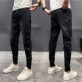 thumbnail image 3 of Pantalones Harem con Estampado Gráfico Negro Jeans para Hombres Pantalones Vaqueros Masculinos Y2k Vintage Original Casual Algodón Y 2k Buggy Talla Grande, 3 of 5