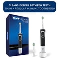 thumbnail image 7 of Oral‑B Floss, Vitality Floss Action Rechargeable Electric Toothbrush, Black, 1 Count, for Adults & Kids 3+, 7 of 7