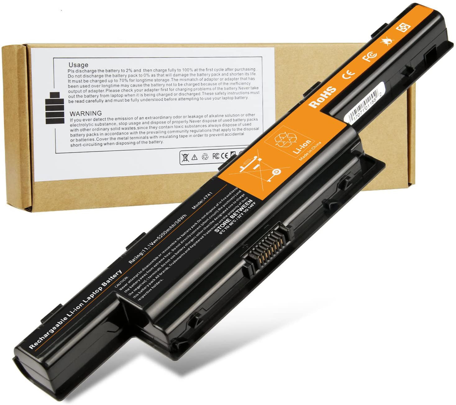 AS10D31 AS10D51 Laptop Battery for ACER Aspire 4253, 4750, 4551, 4552,  4738, , 4771, 5251, 5253, 5542, 5551, 5552, 5560, 5733, 5741, 5742, 5750,  7551, 7552, 7560, 7741, 7750, AS5741 Series 