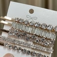 thumbnail image 1 of DEEPCRAFF 5 Pcs Barrettes à Cheveux de Forme Géométrique Accessoires pour Cheveux pour Fêtes et Rassemblements, 1 of 8