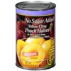 Great Value: Fruit Peach Halves Yellow Cling No Sugar Added Prepared Food, 15 oz