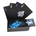 thumbnail image 1 of Plástico de PVC a prueba de agua, naipes de trucos de magia, Bar, fiesta, KTV, juego de cartas nocturnas, naipes negros 54 piezas Noticed HA1682-00, 1 of 6
